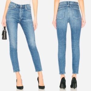 Citizens of Humanity Olivia Jean High Rise Slim Ankle Blue